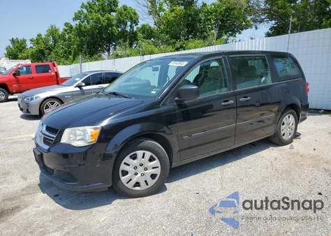 2014 Dodge Grand Caravan Se z USA, uszkodzony, nr VIN 2C4RDGBG5ER459794